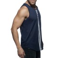 Addicted Tank Top z logo AD AD671 C-09 granatowy