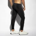 ES Collection VERTEX LEGGINGS - Leginsy męskie SP351 C-10 czarne
