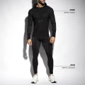 ES Collection VERTEX LEGGINGS - Leginsy męskie SP351 C-10 czarne