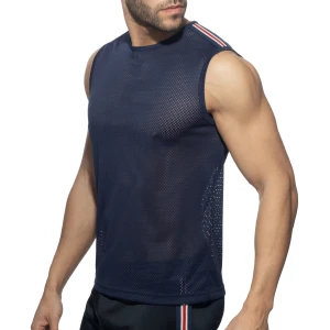 Addicted Mesh AD Tank Top  AD482 C-09 navy blue (1) (1)