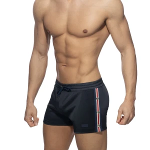 Addicted NEXUS BUTTON SHORTS Sportowe szorty AD1338 C-09 granatowe