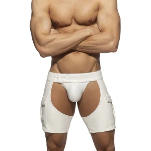 Addicted Chaps shorts ADF194 C-01 białe