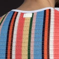 ES Collection GELATO STRIPE WIDE TANK TOP TS374 C-30 koralowy