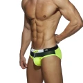 Addicted Kąpielówki męskie Spike ADS230 C-10 czarno-zielone(neonowe)