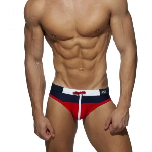 Addicted Kąpielówki męskie Spike ADS230 C-09 granatowo-czerwone