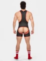 Barcode Singlet Chaps Kam 92445 C-103 czarno-czerwony
