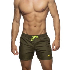 Addicted Męskie bermudy kąpielowe ADS073 C-12 khaki