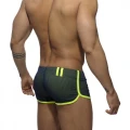 Addicted Dwukolorowe szorty AD358 C-09 granatowe