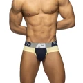 Addicted BABY YELLOW PANELS BRIEF Slipy bawełniane AD2343 C-09 granatowe