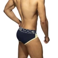 Addicted BABY YELLOW PANELS BRIEF Slipy bawełniane AD2343 C-09 granatowe