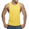Addicted Klasyczny tank top AD957 C-03 żółty