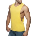 Addicted Klasyczny tank top AD957 C-03 żółty