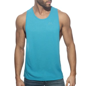 Addicted Klasyczny tank top AD957 C-08 turkusowy
