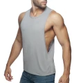 Addicted Klasyczny tank top AD957 C-11 szary