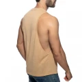 Addicted Klasyczny tank top AD957 C-28 cielisty beżowy