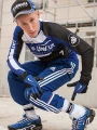 Sk8erboy Deluxe Socks z niebieskimi paskami