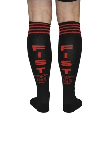 Mister B Cruising Football Socks FIST Black- Skarpety Czarne FIST