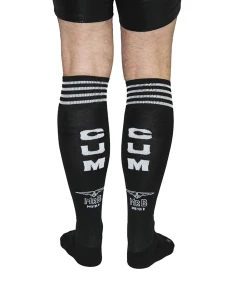 Mister B Cruising Football Socks CUM Black- Skarpety Czarne CUM