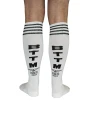 Mister B Cruising Football Socks BTTM White- Skarpety Białe BTTM