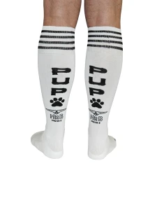Mister B Cruising Football Socks PUP White- Skarpety Białe PUP
