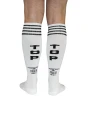 Mister B Cruising Football Socks TOP White- Skarpety Białe TOP