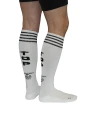 Mister B Cruising Football Socks TOP White- Skarpety Białe TOP
