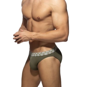 Addicted Męskie slipy kąpielowe ADS410 C-12 khaki
