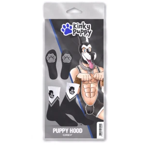 Szare skarpetki Puppy Hood – Kinky Puppy Socks