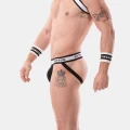 Barcode Jockstrap Bottom 92421 C-101 czarnobiały