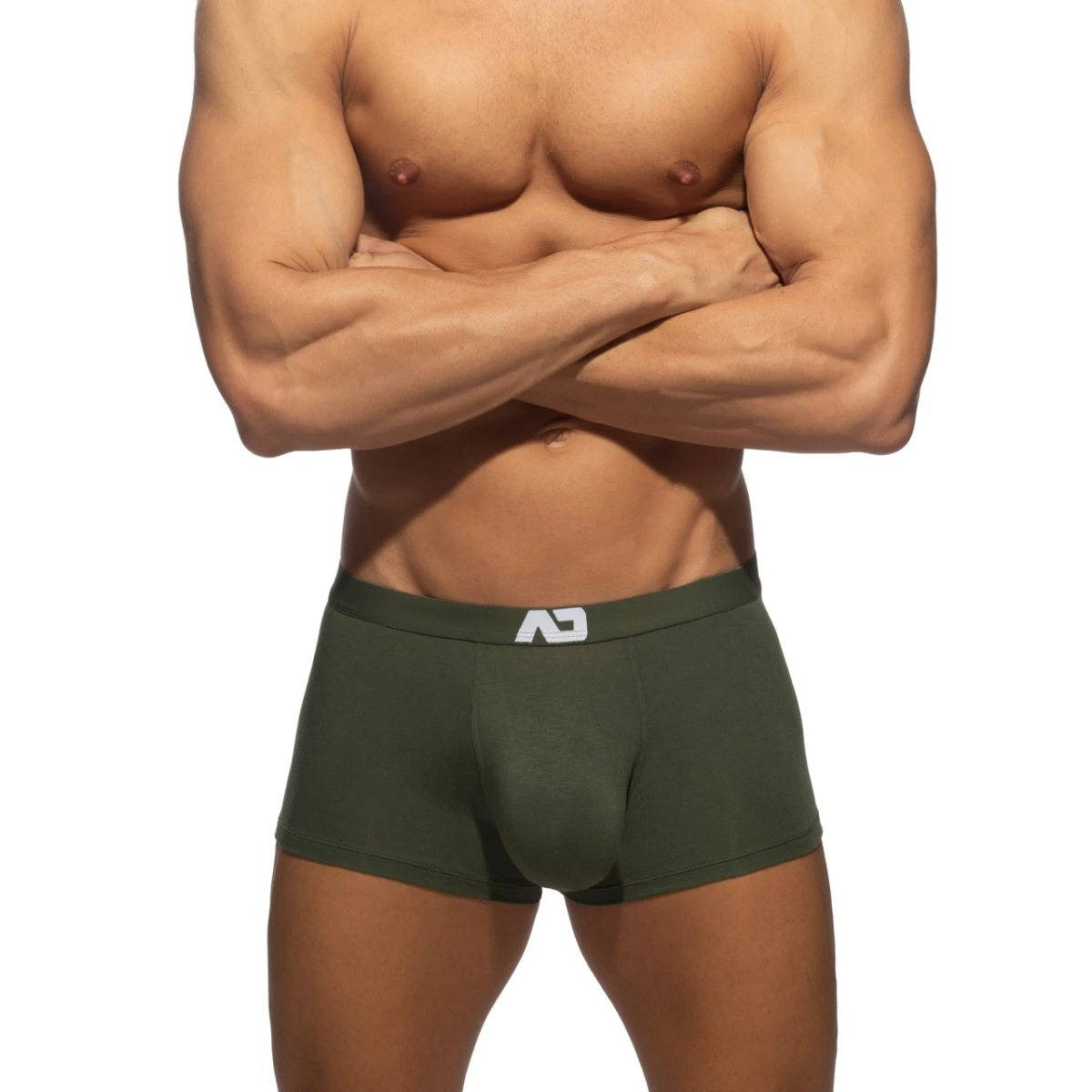Addicted Bokserki męskie Bamboo - khaki AD1496 C-12