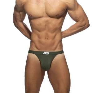 Addicted Seksowne stringi męskie Bamboo - khaki AD1500 C-12
