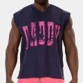Barcode Tank Top Daddy granatowy 92523 C-420