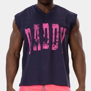 Barcode Tank Top Daddy granatowy 92523 C-420