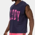 Barcode Tank Top Daddy granatowy 92523 C-420