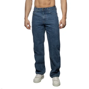 Addicted Jeansy męskie baggy granatowe AD1398 C-502