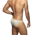 Addicted Męskie figi kąpielowe Lemon z dużą kieszenią ADS395 C-23