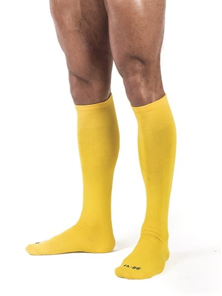Mister B Football socks yellow