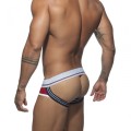 Addicted PUSH UP Sport Jock AD744 C-11 grey pocket